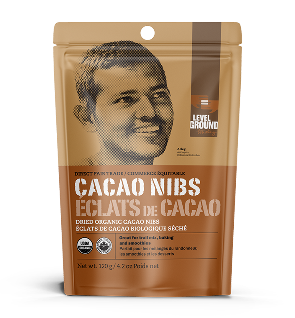 
                  
                    Organic cacao nibs, 120 gram package
                  
                