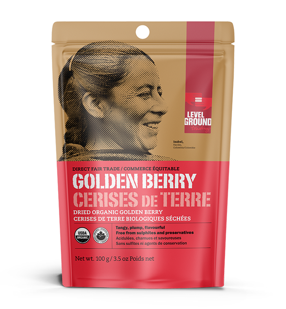 Organic dried golden berry, 100 gram package