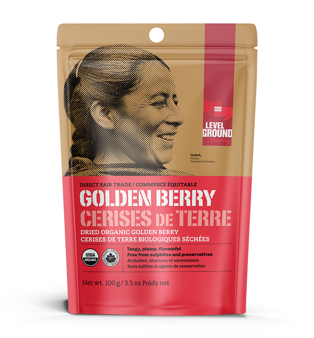 Organic dried golden berry, 100 gram package