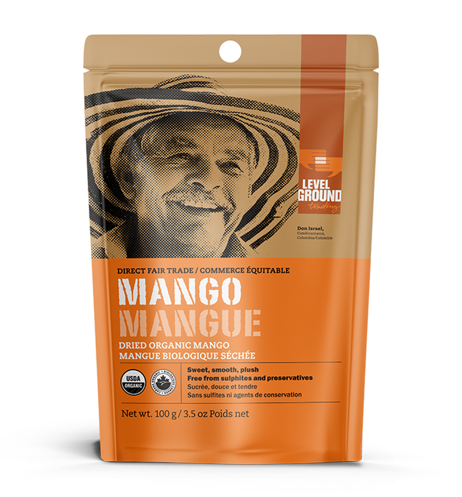 
                  
                    Organic dried mango, 100 gram package
                  
                